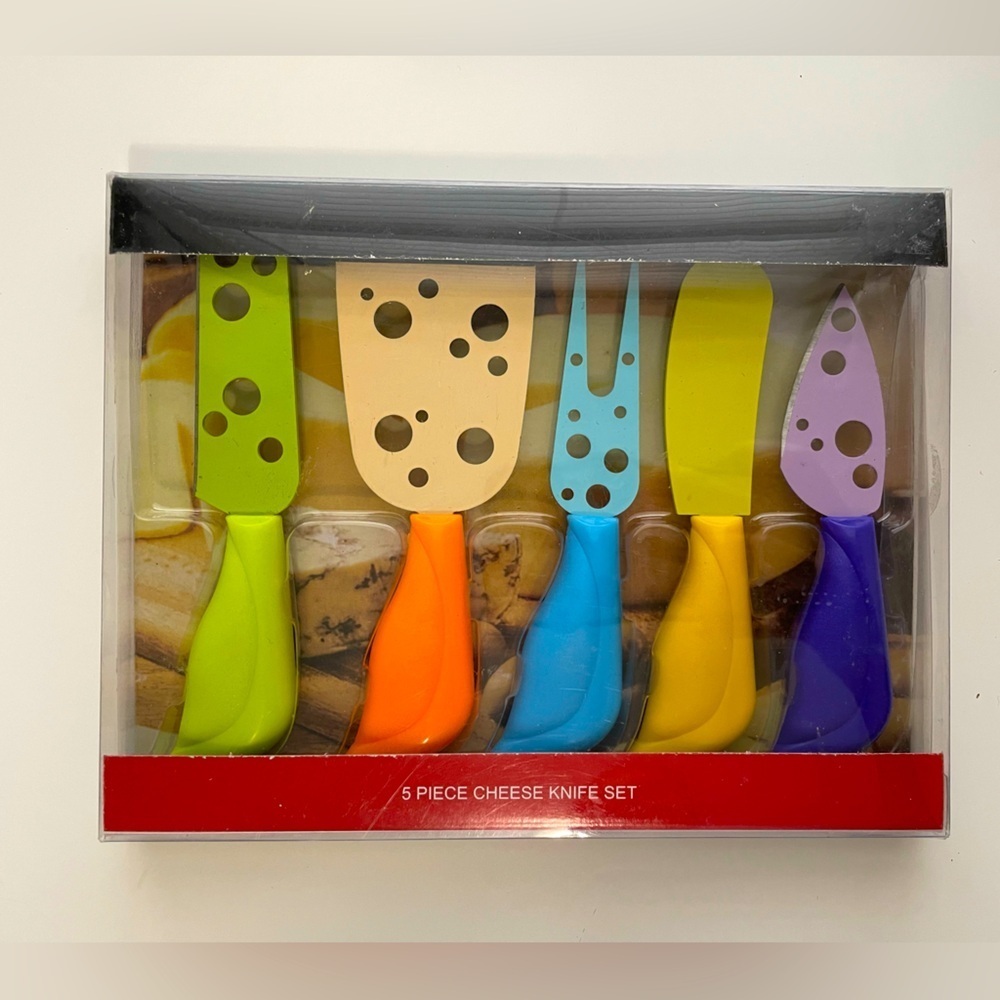 Cut To The Cheese - 5 Piece Cheese Knife Set NWT